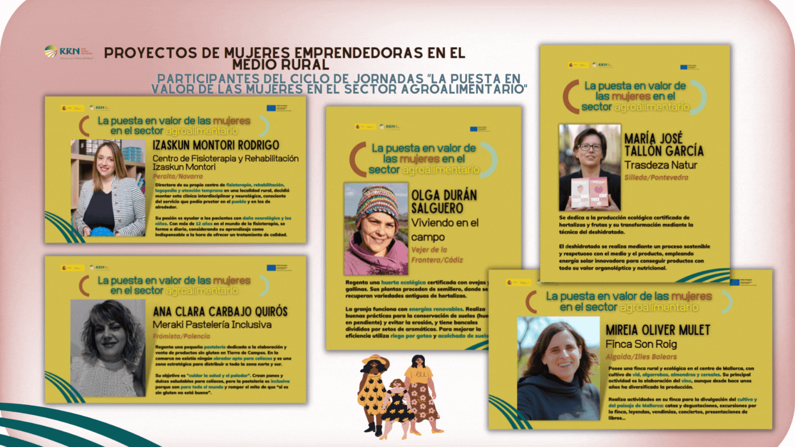 Las mujeres rurales dan a conocer sus iniciativas de emprendimiento gracias al programa actividades de la Red Rural Nacional