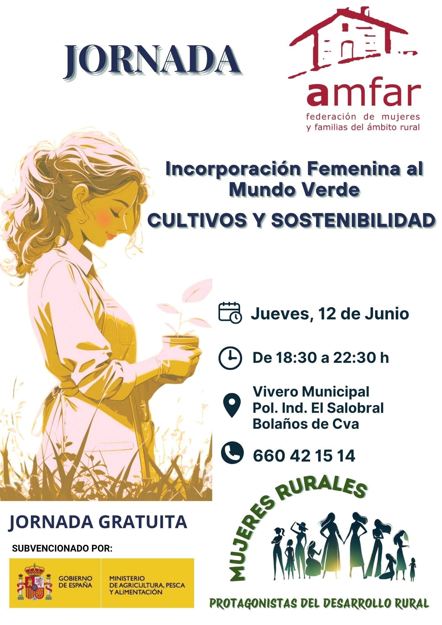 JORNADA AMFAR “INCORPORACIÓ FEMENINA AL MÓN VERD: CULTIUS I SOSTENIBILITAT”